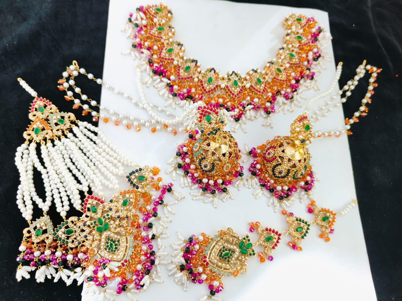 Casting Fine Quality Norantan Bridal Set With Jomka