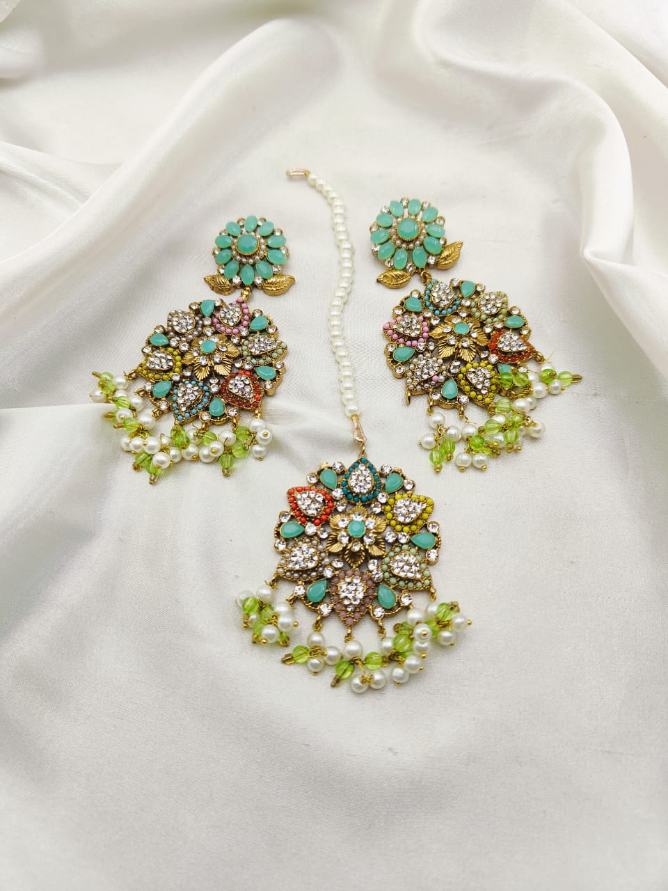 Beautiful Tika & Earrings