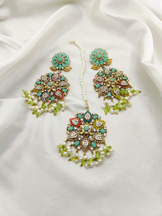 Beautiful Tika & Earrings