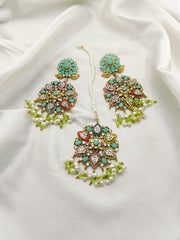 Beautiful Tika & Earrings