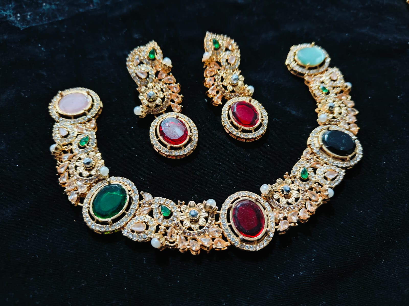 Big Stones Neacklace Set