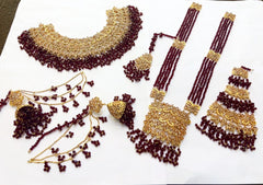 Native Made Real Stones Bridal Set