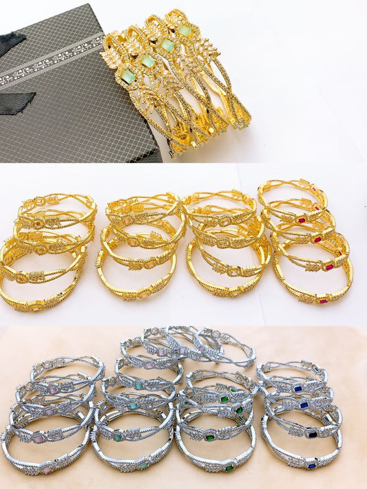 One Carat 4Pieces Bangles Set