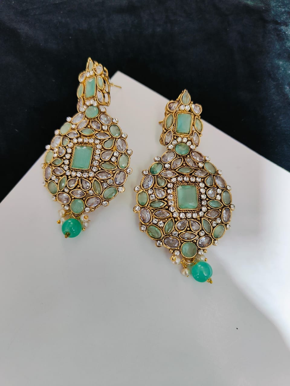 Stones Earrings Handmade