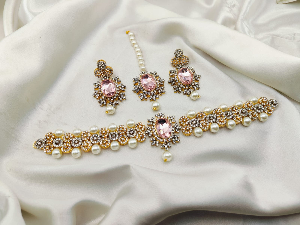 New Article 2Tone Choker Set