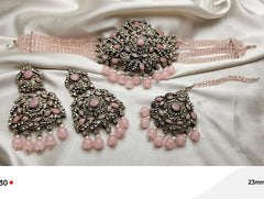 Silver Base Neacklace Set