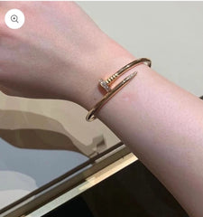 Nail Bracelet Stainless Steel