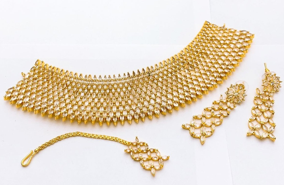 Real Stones Fine Quality Bridal Set