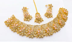 One Carat Real Stones Bridal Set