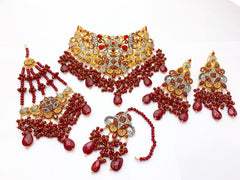 Native Made Real Stones Bridal Set