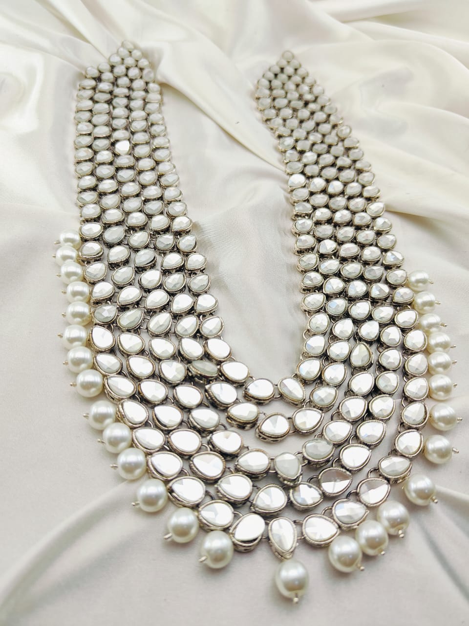 Kundan Stones Mala 5 Line
