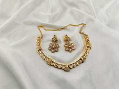 Zircon Stones Choker Set