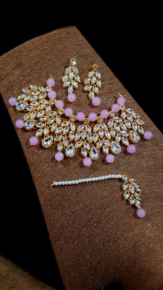 Kundan Stones Neacklace Set