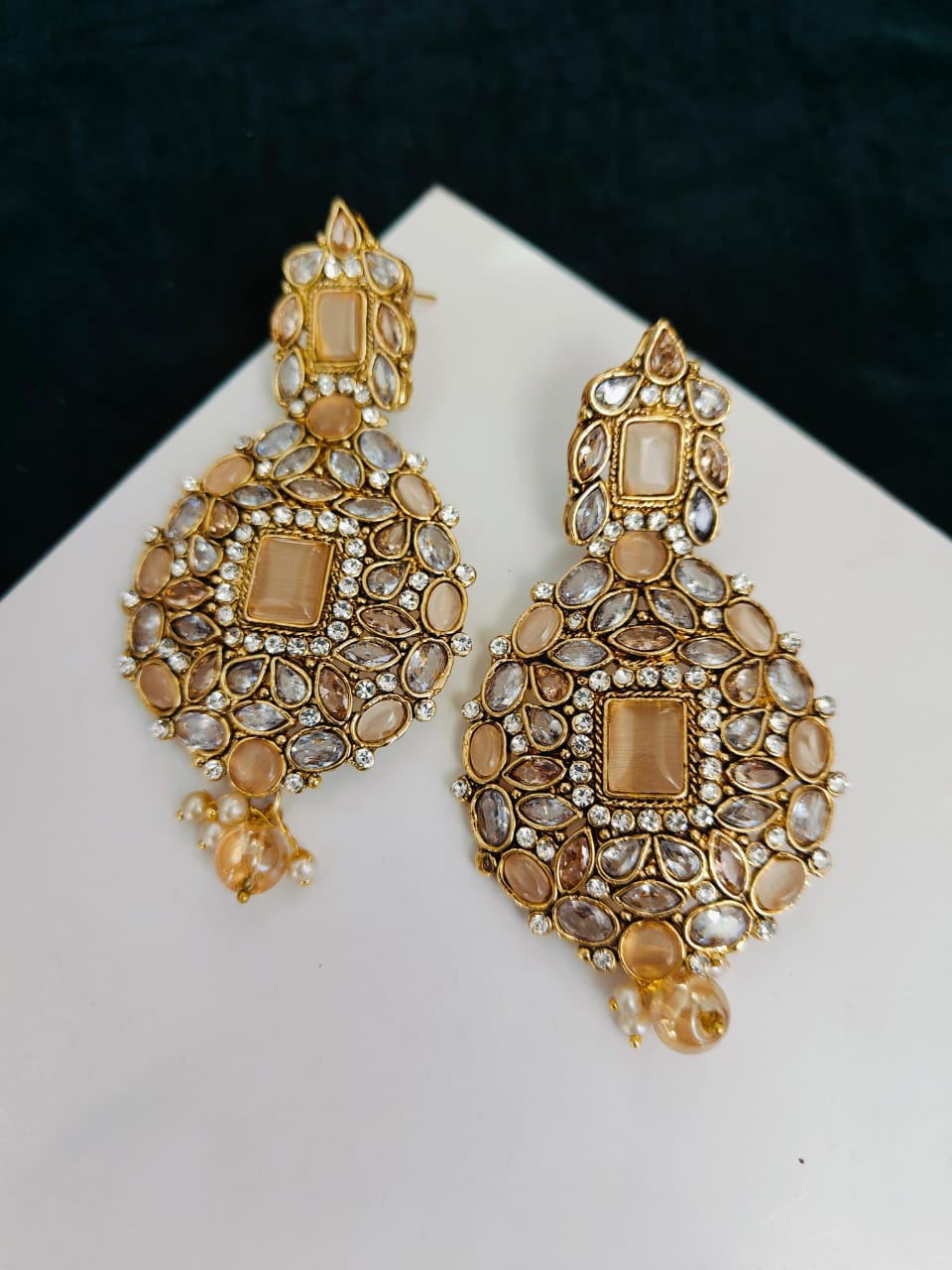Stones Earrings Handmade