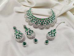 Silver Base Neacklace Set