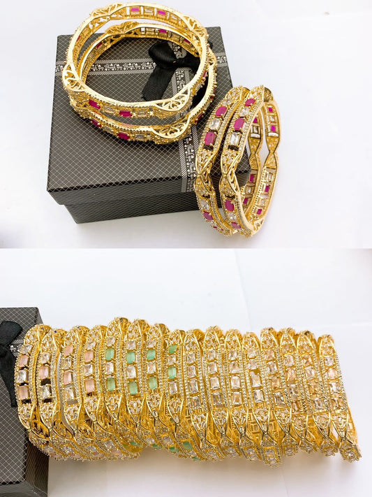 One Carat 4Pieces Bangles Set