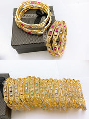 One Carat 4Pieces Bangles Set