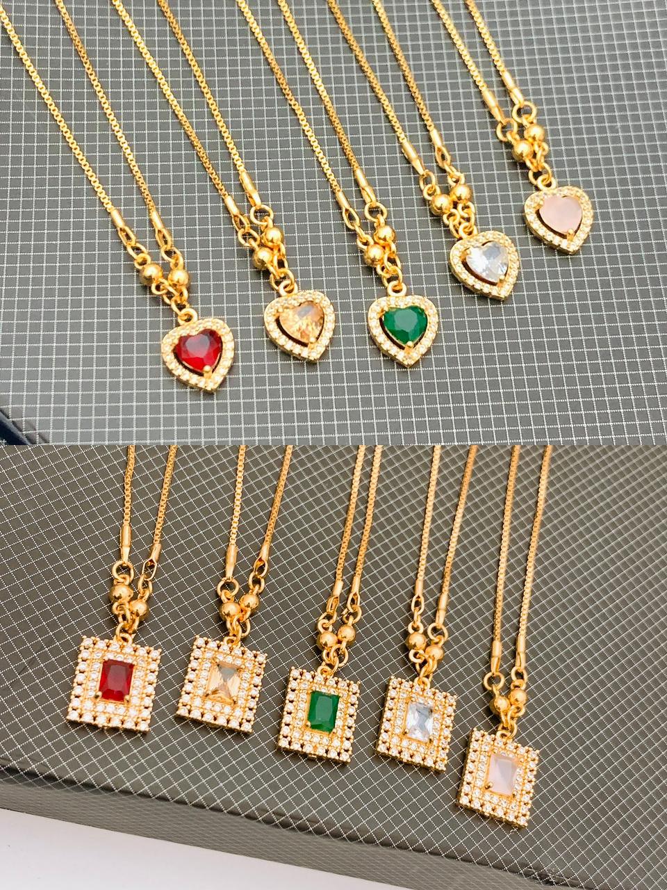 China Gold 1Piece Chain Loket