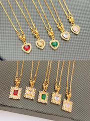 China Gold 1Piece Chain Loket
