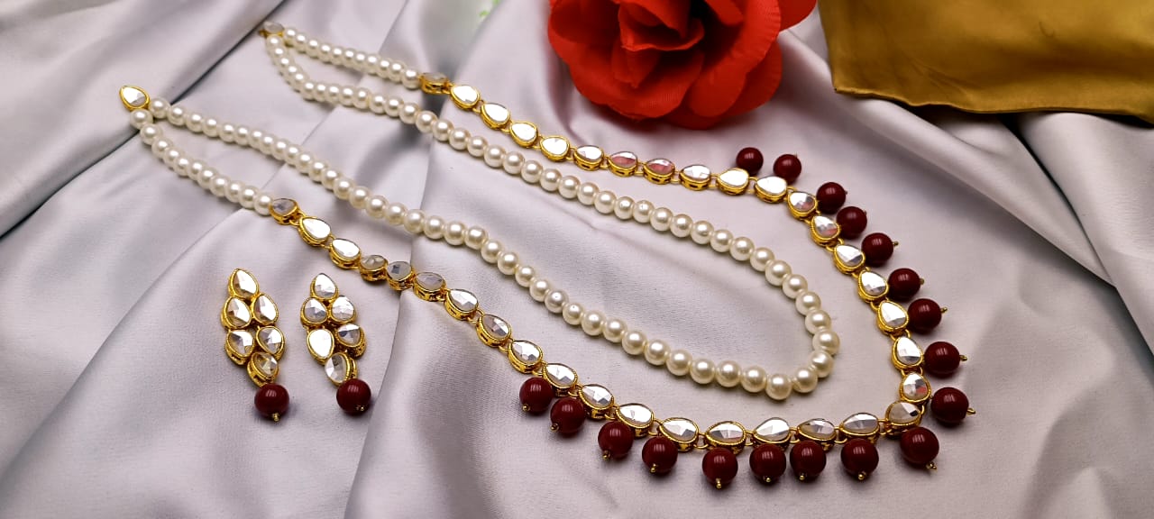 2 Line Kundan Mala