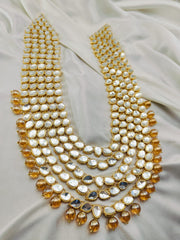 Kundan Stones Mala 5 Line