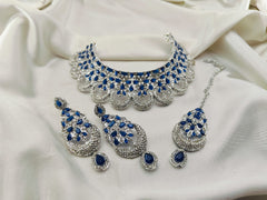 Silver Base Neacklace Set