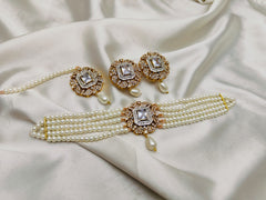 Gold Polish Choker Set