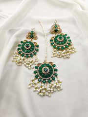 Elegant Tika & Earrings