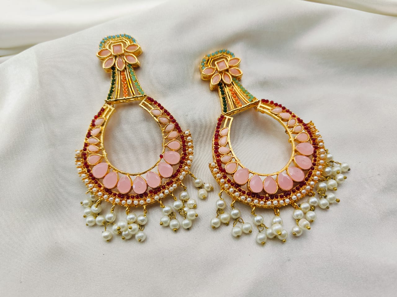 Real Stones Earrings Handmade