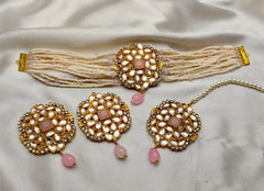 White Pearls Neacklace Set