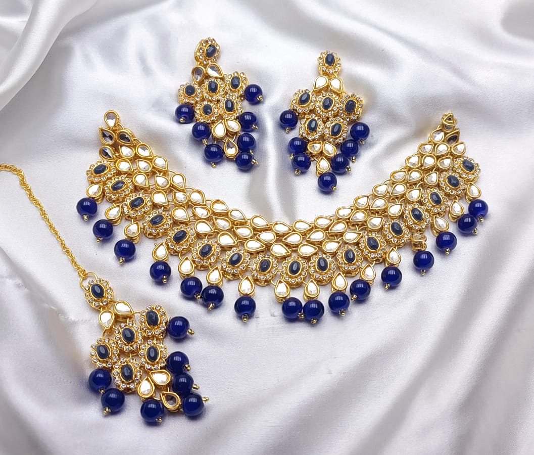 Real Stones Choker Set