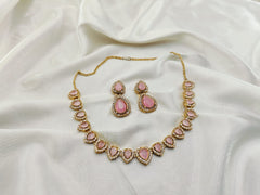 Zircon Stones Choker Set
