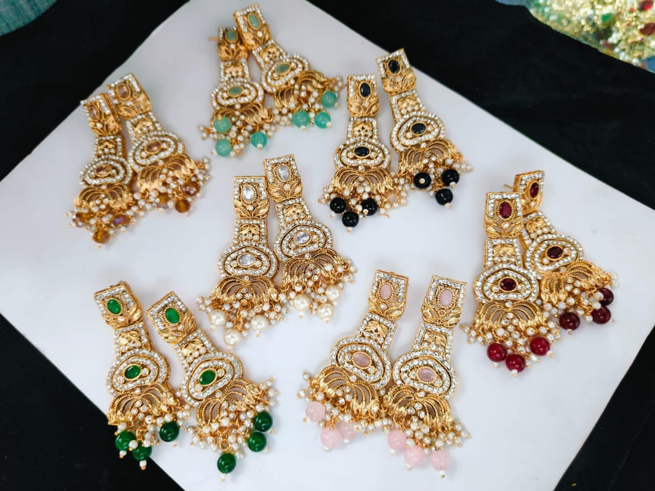Handmade Earrings Stones
