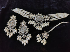 Silver Base Neacklace Set