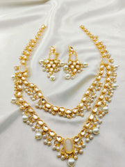 Kundan Stones Mala 2 Line