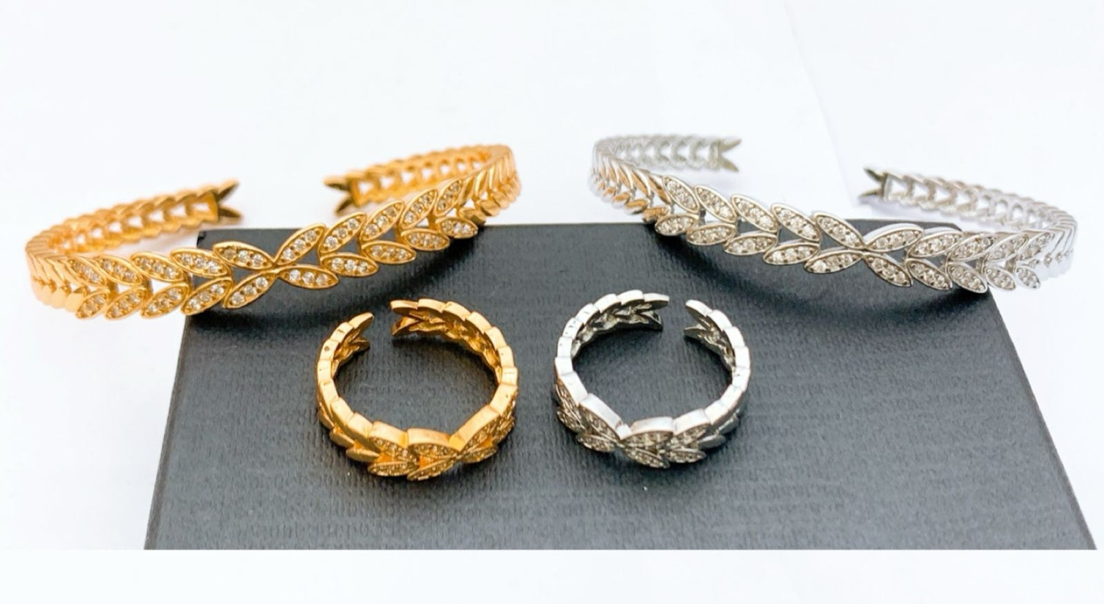 Kara Bracelets+Ring Real Stones 11 Designs