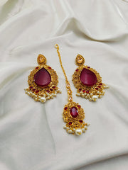 Stones Tika & Earrings