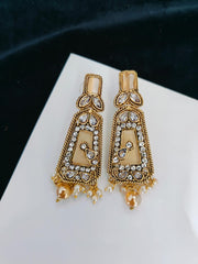 Real Stones Work Earrings