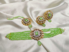 Gold Polish Choker Set